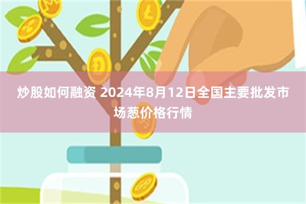 炒股如何融资 2024年8月12日全国主要批发市场葱价格行情