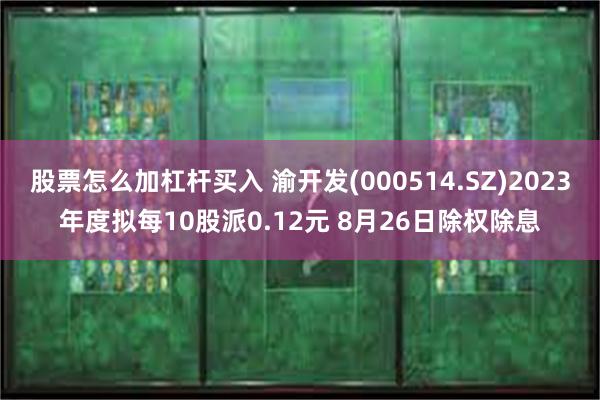 股票怎么加杠杆买入 渝开发(000514.SZ)2023年度拟每10股派0.12元 8月26日除权除息