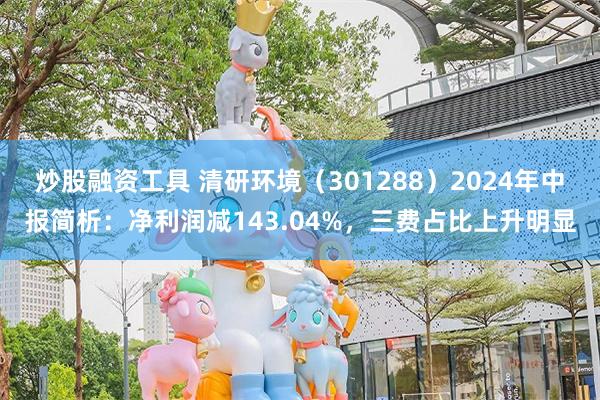 炒股融资工具 清研环境（301288）2024年中报简析：净利润减143.04%，三费占比上升明显