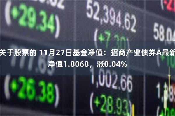 关于股票的 11月27日基金净值：招商产业债券A最新净值1.8068，涨0.04%